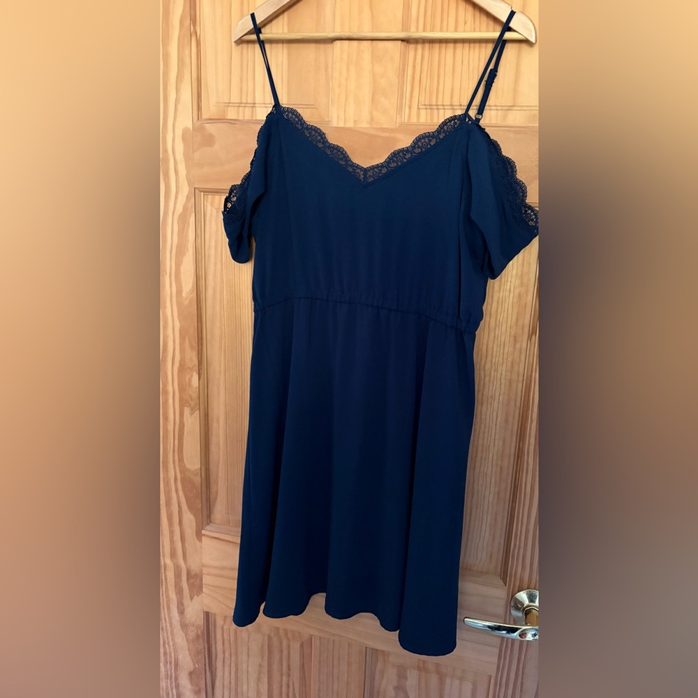 Vero Moda Navy Blue Dress